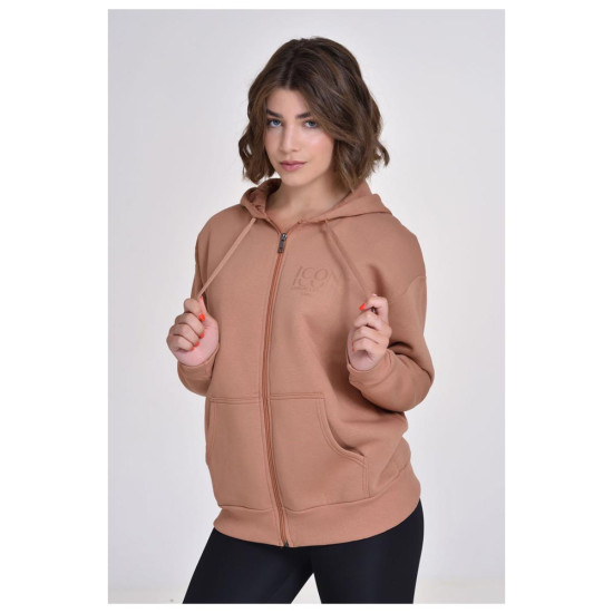 Target Γυναικεία ζακέτα Fleece Hoodie Loose Jacket "Icon" Target Γυναικεία ζακέτα Fleece Hoodie Loose Jacket "Icon"